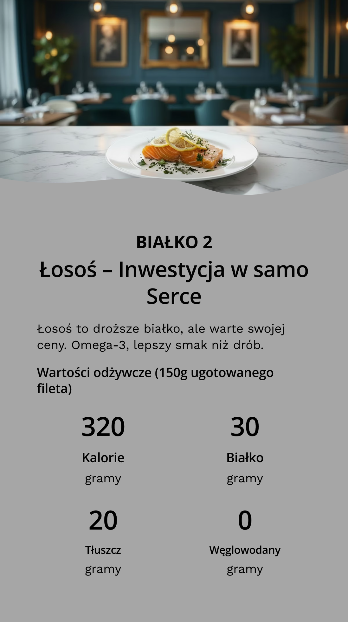 BIAŁKO 2 — Łosoś — Inwestycja w samo Serce